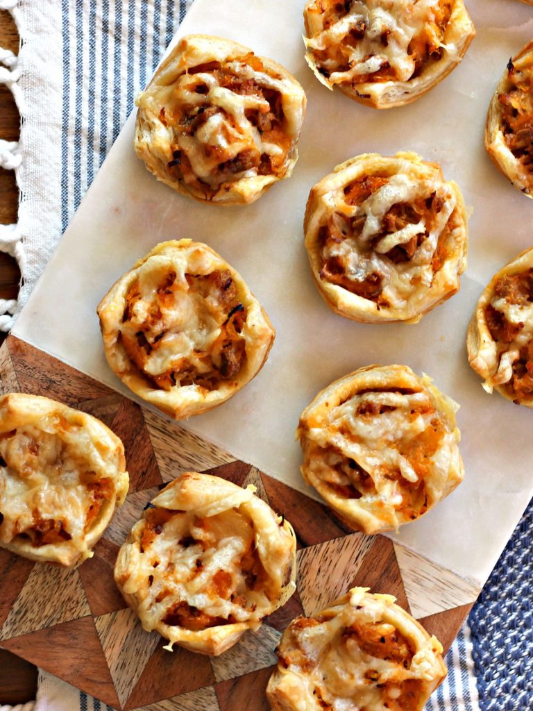 Sausage Reuben Puffs
